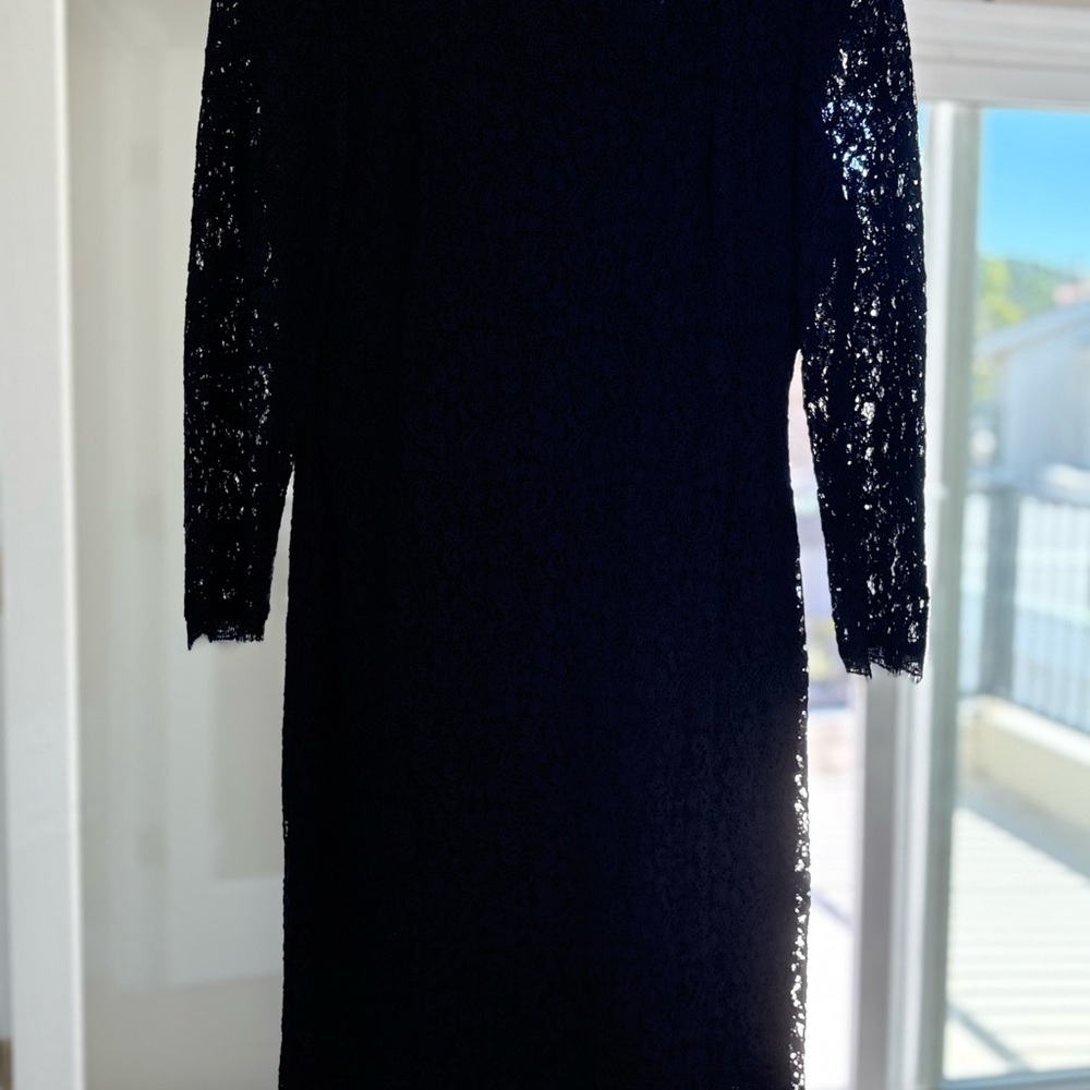 Elegant Black Lace Dress